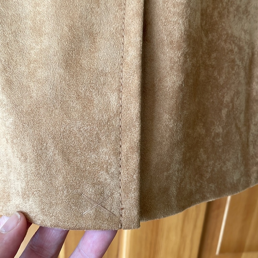 Liz Claiborne Tan Suede Blazer - Picture 8 of 13